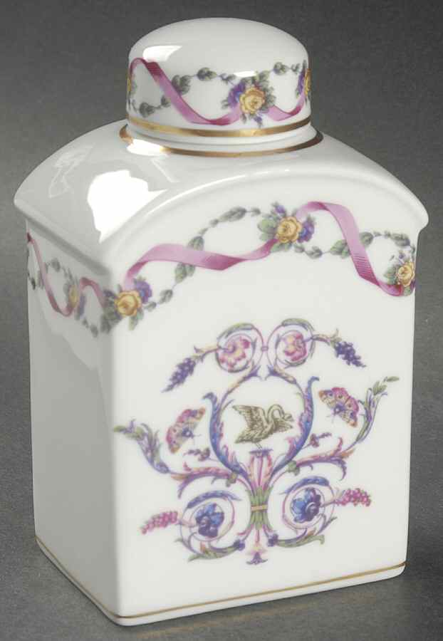 Rapallo Tea Caddy & Lid by Ginori 1735-1
