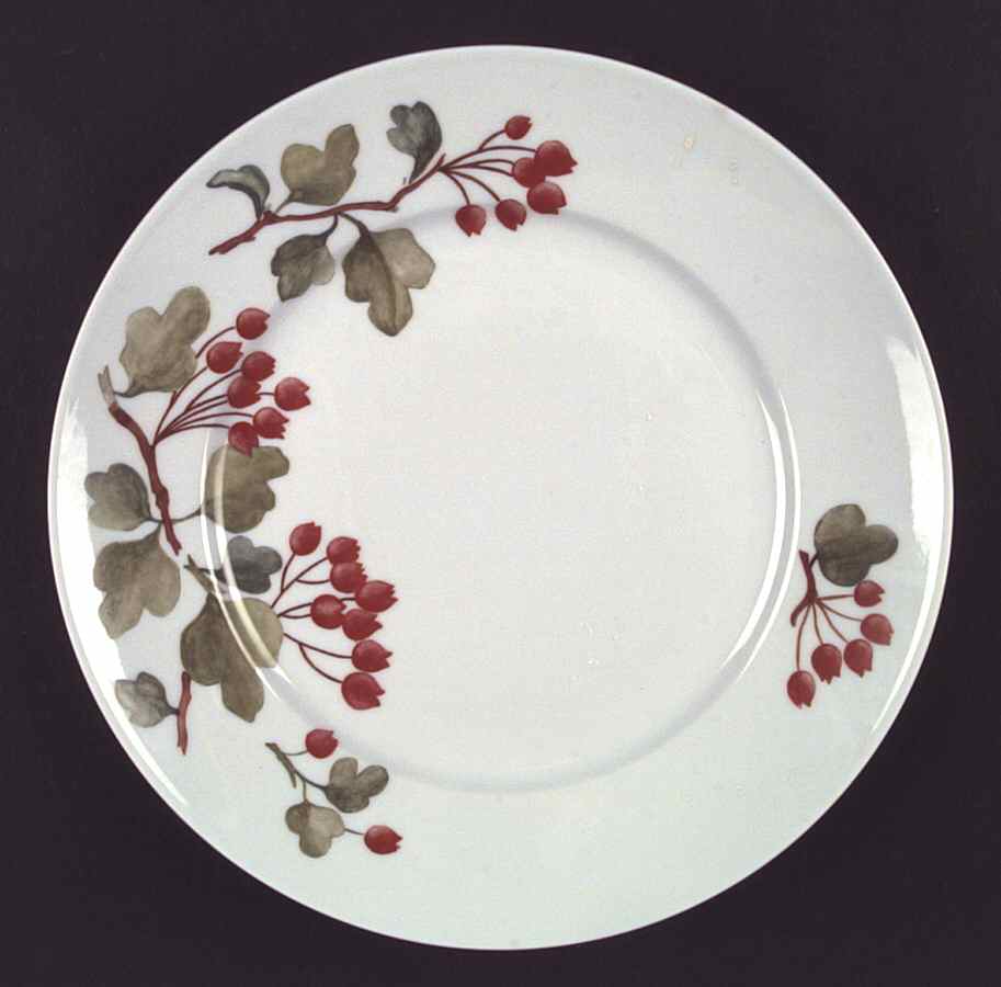 Red Currant Dinner Plate by Ginori 1735-1