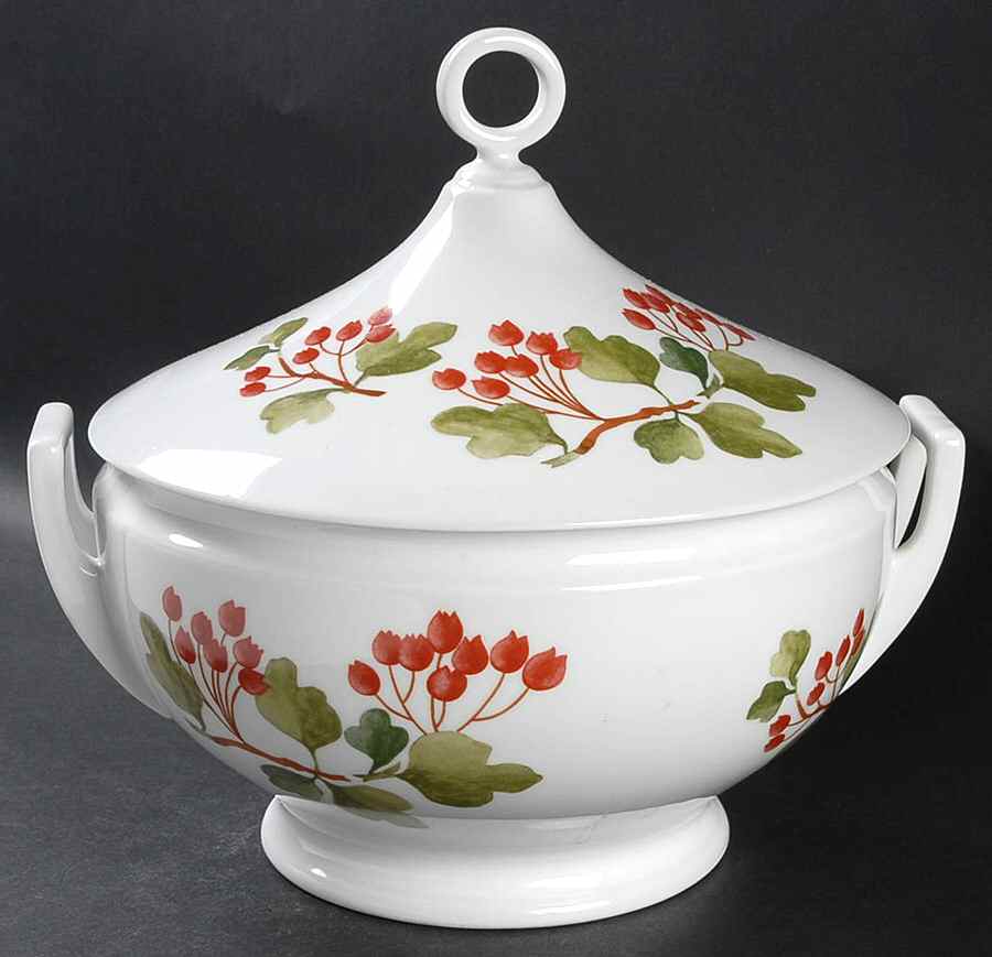 Red Currant Tureen &  Lid by Ginori 1735-1