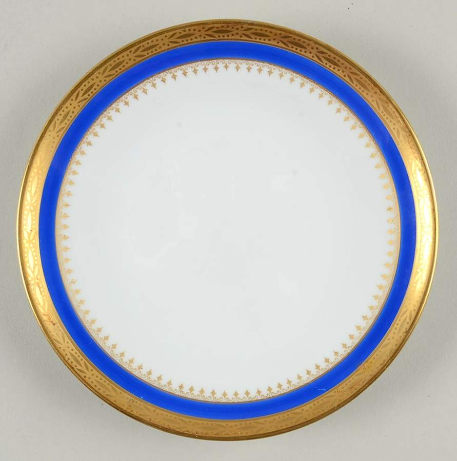 Regal Blue Bread & Butter Plate by Ginori 1735-1