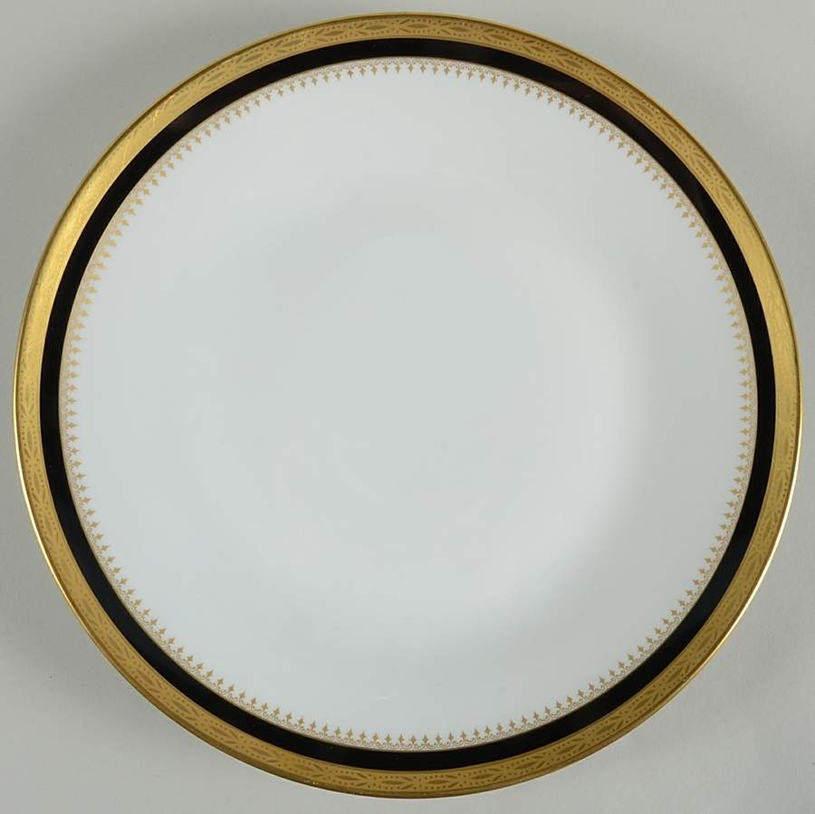 Regal Black Dinner Plate by Ginori 1735-1