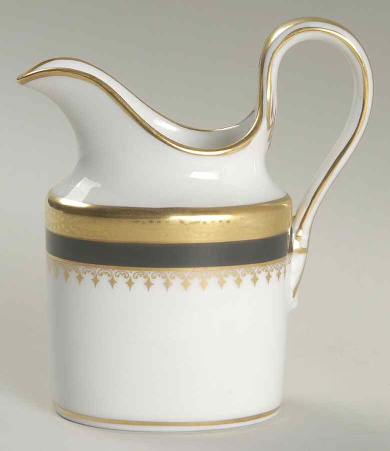 Regal Black Creamer by Ginori 1735-1