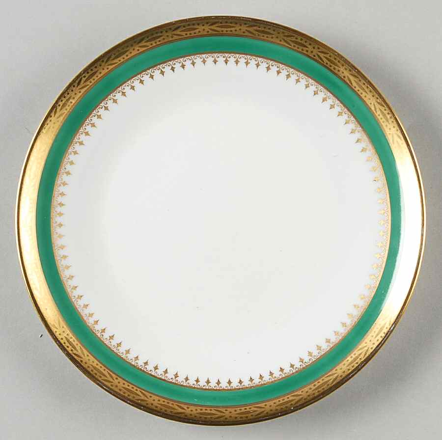 Regal Green Bread & Butter Plate by Ginori 1735-1