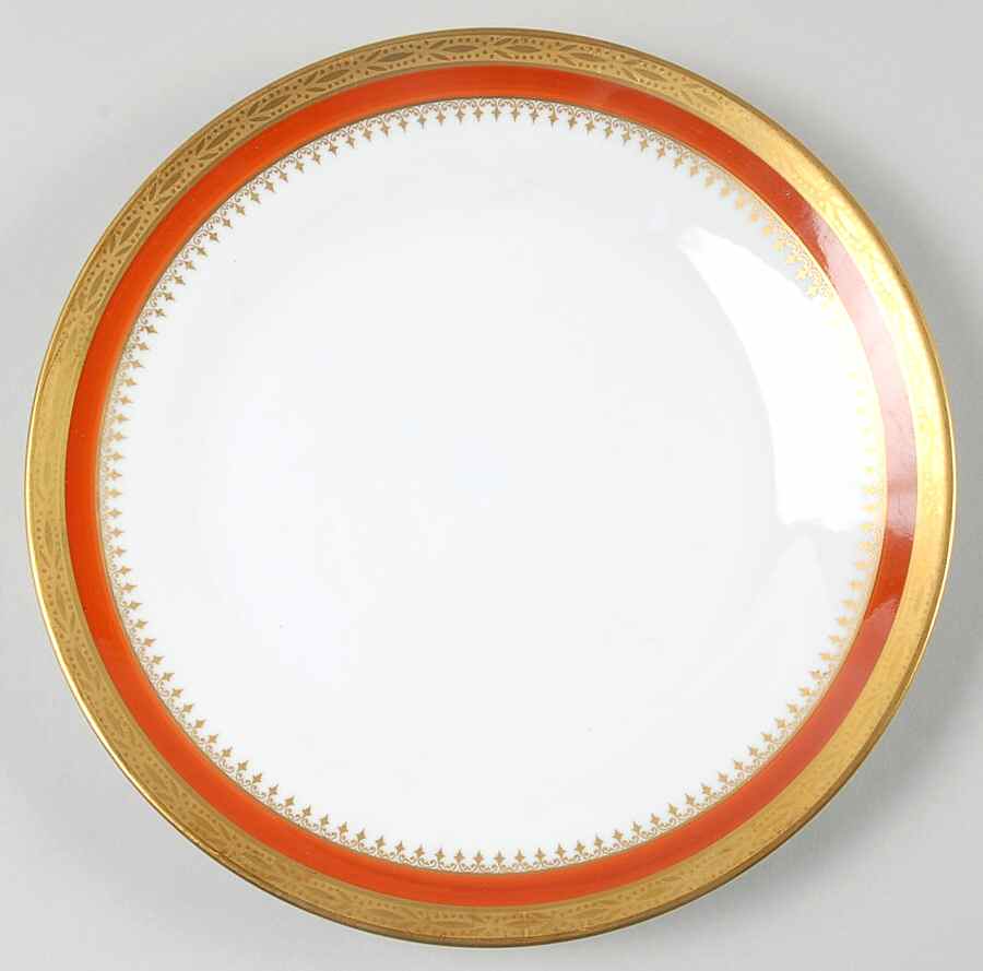 Regal Orange Salad Plate by Ginori 1735-1