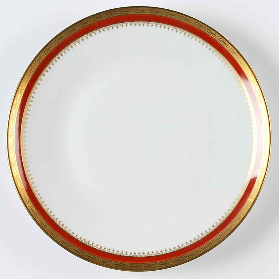 Regal Orange Dinner Plate by Ginori 1735-1
