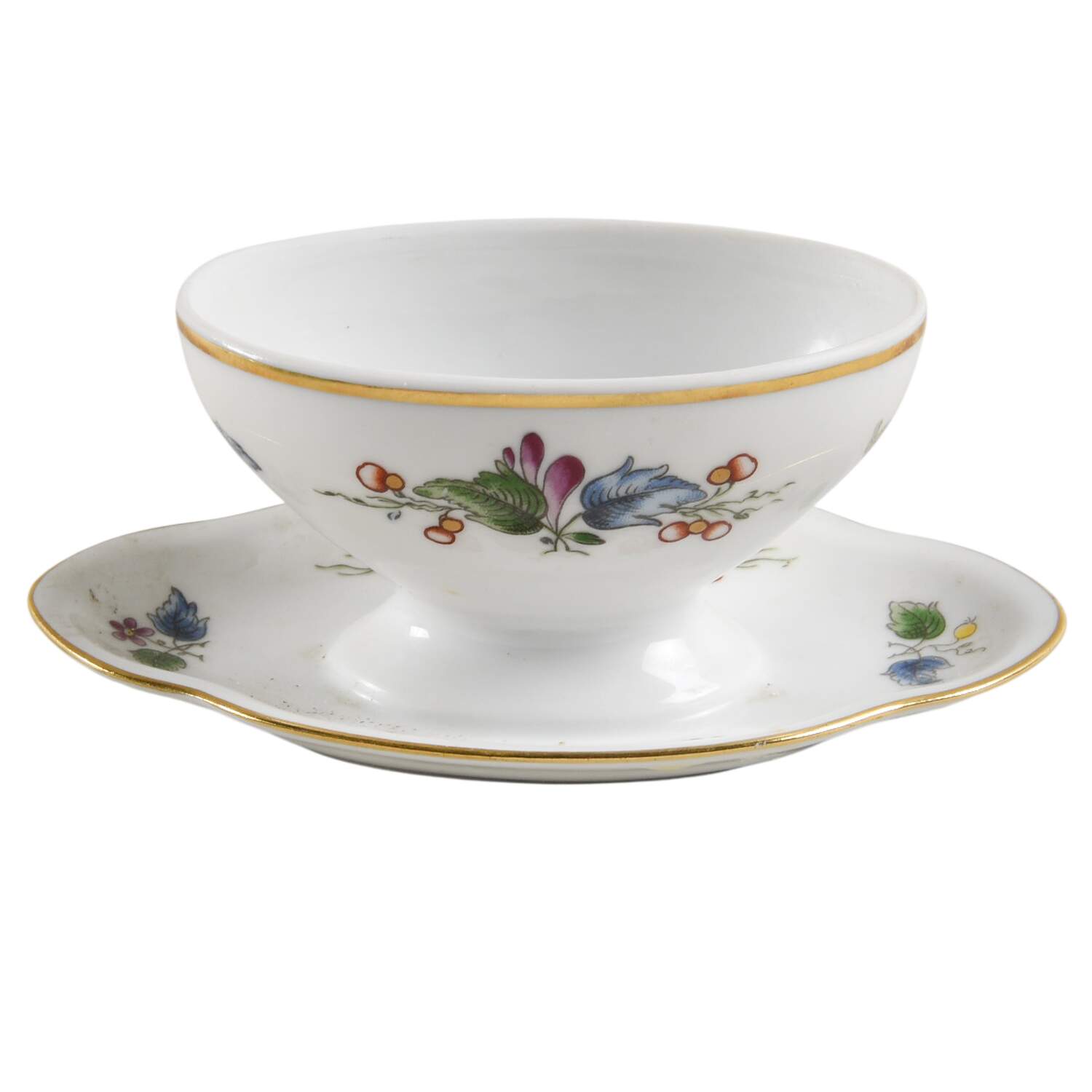 Riviera (Smooth, Coupe Shape) Oval Mustard W/Att Underplate-Nolid by Ginori 1735-1