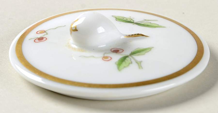 Riviera (Smooth, Coupe Shape) Lid for 1" Round Box by Ginori 1735-1