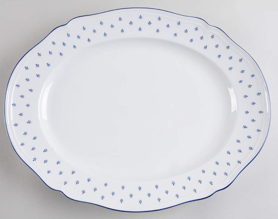 Royal Blue 15" Oval Serving Platter by Ginori 1735-1