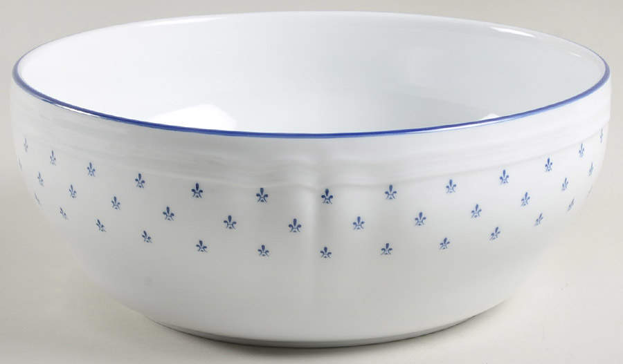 Royal Blue 9" Salad Serving Bowl by Ginori 1735-1