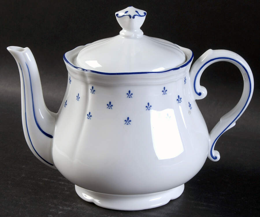 Royal Blue Small Teapot & Lid by Ginori 1735-1