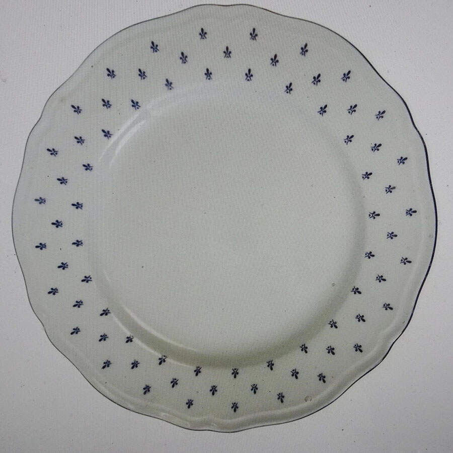 Royal Blue Dinner Plate by Ginori 1735-1