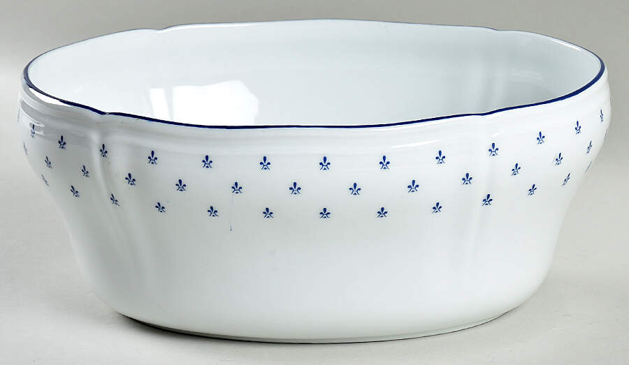 Royal Blue 10" Oval Vegetable Bowl by Ginori 1735-1