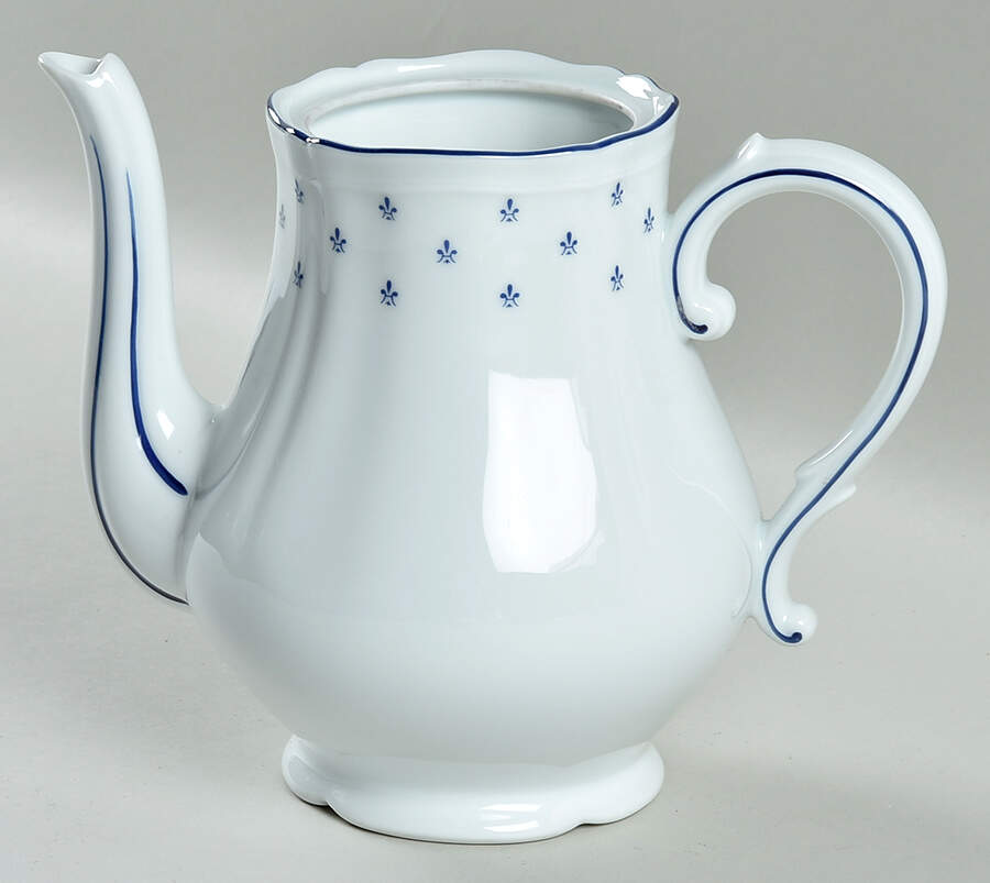 Royal Blue Coffee Pot No Lid by Ginori 1735-1