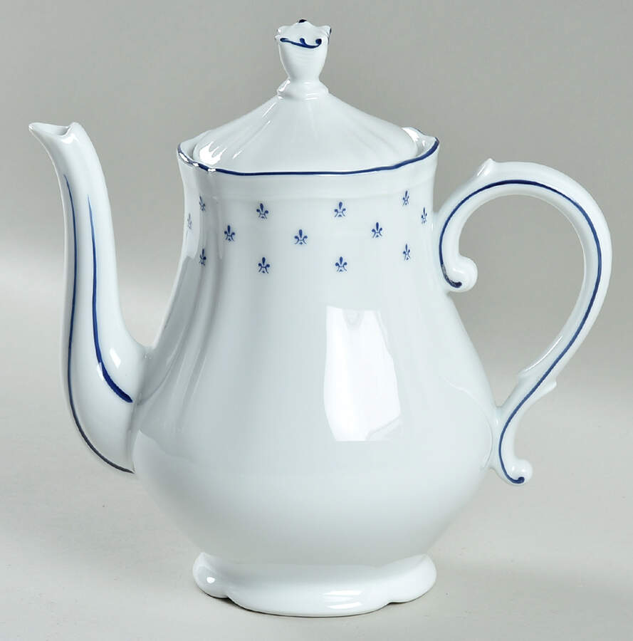 Royal Blue Coffee Pot & Lid by Ginori 1735-1