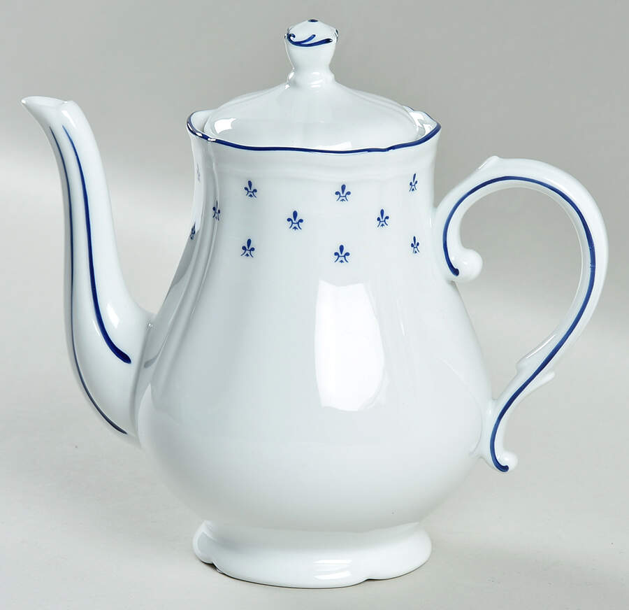 Royal Blue Small Coffee Pot & Lid by Ginori 1735-1