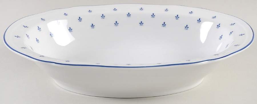 Royal Blue 10" Oval Vegetable Bowl by Ginori 1735-1