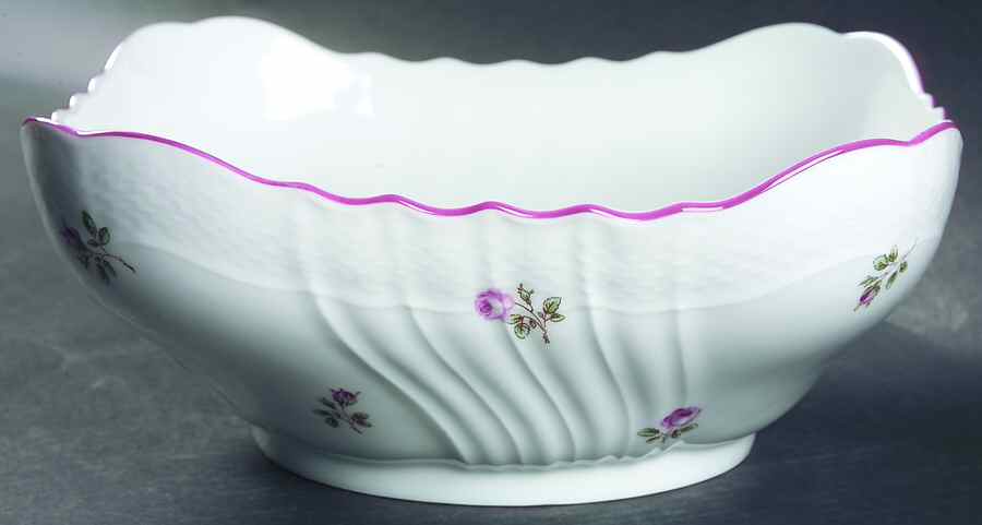 Roselline 9" Square Vegetable Bowl by Ginori 1735-1