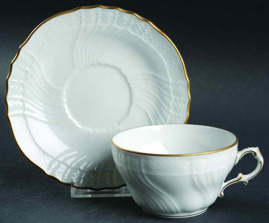 San Remo Flat Cup & Saucer Set by Ginori 1735-1