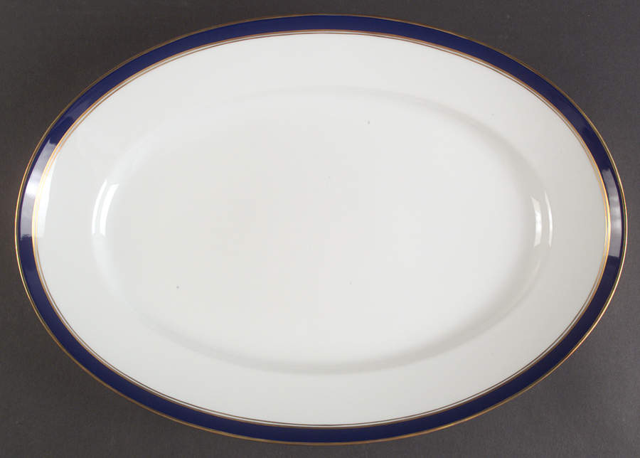 Sardinia Blue 16" Oval Serving Platter by Ginori 1735-1