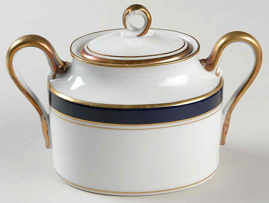 Sardinia Blue Sugar Bowl & Lid by Ginori 1735-1