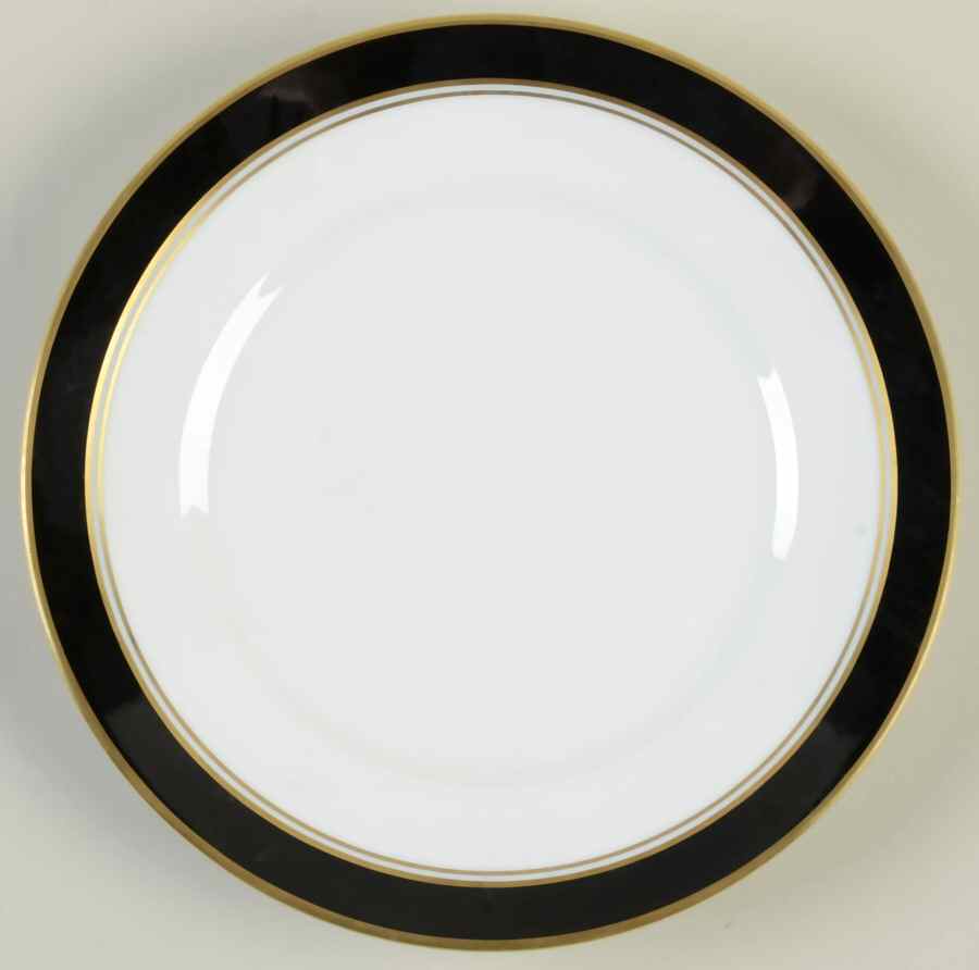 Sardinia Black Bread & Butter Plate by Ginori 1735-1