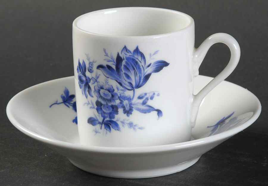Savona Flat Demitasse Cup & Saucer Set by Ginori 1735-1