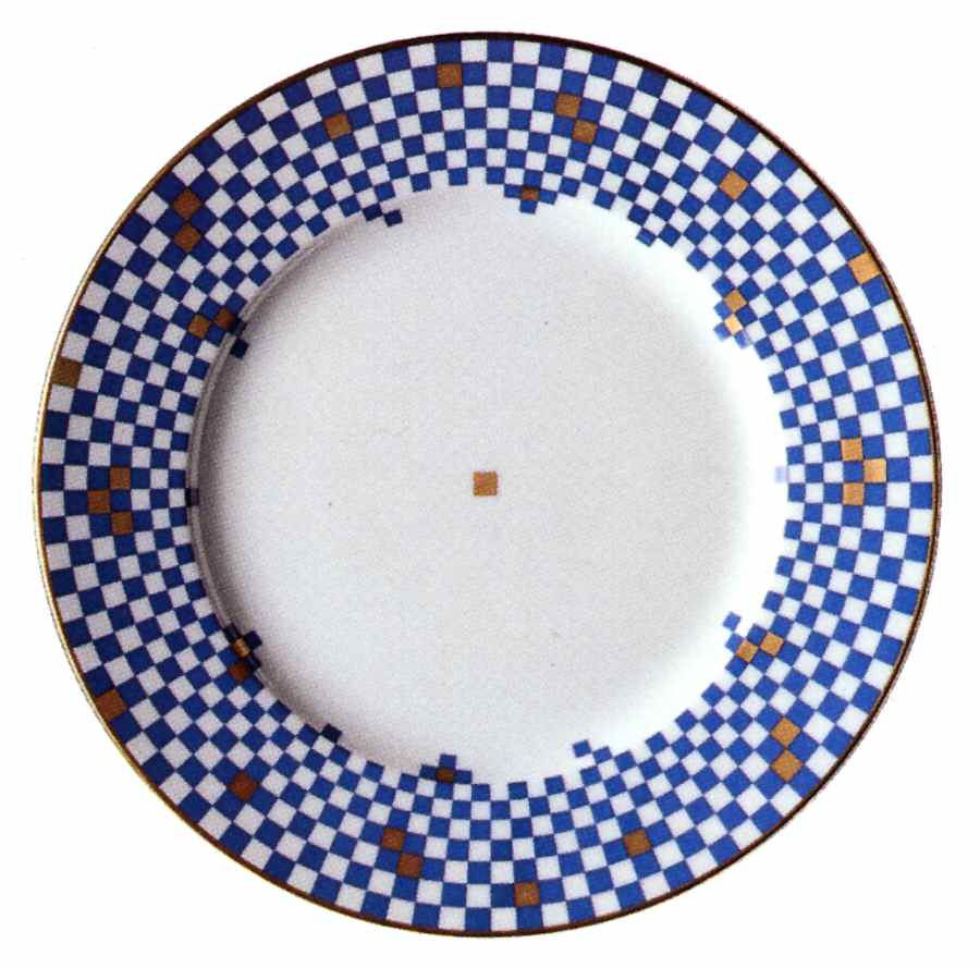 Sciarada Dinner Plate by Ginori 1735-1