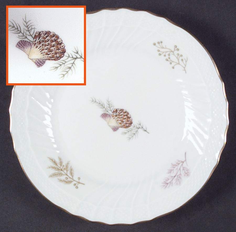 Shells Bread & Butter Plate by Ginori 1735-1