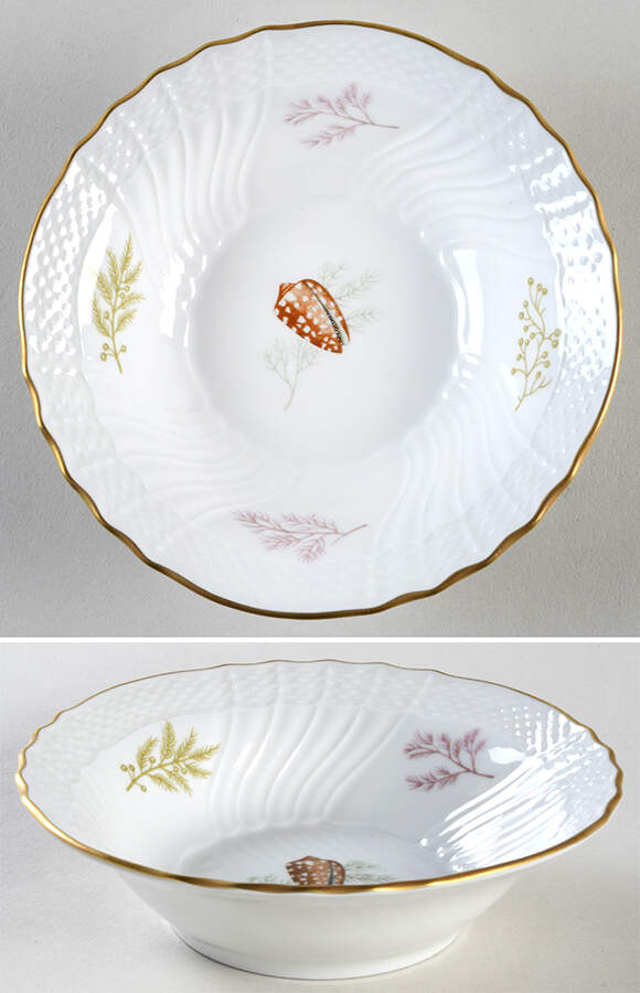 Shells Fruit/Dessert (Sauce) Bowl by Ginori 1735-1