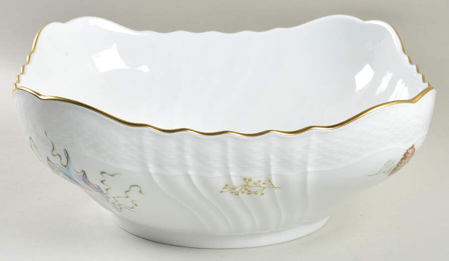 Shells 10" Square Vegetable Bowl by Ginori 1735-1