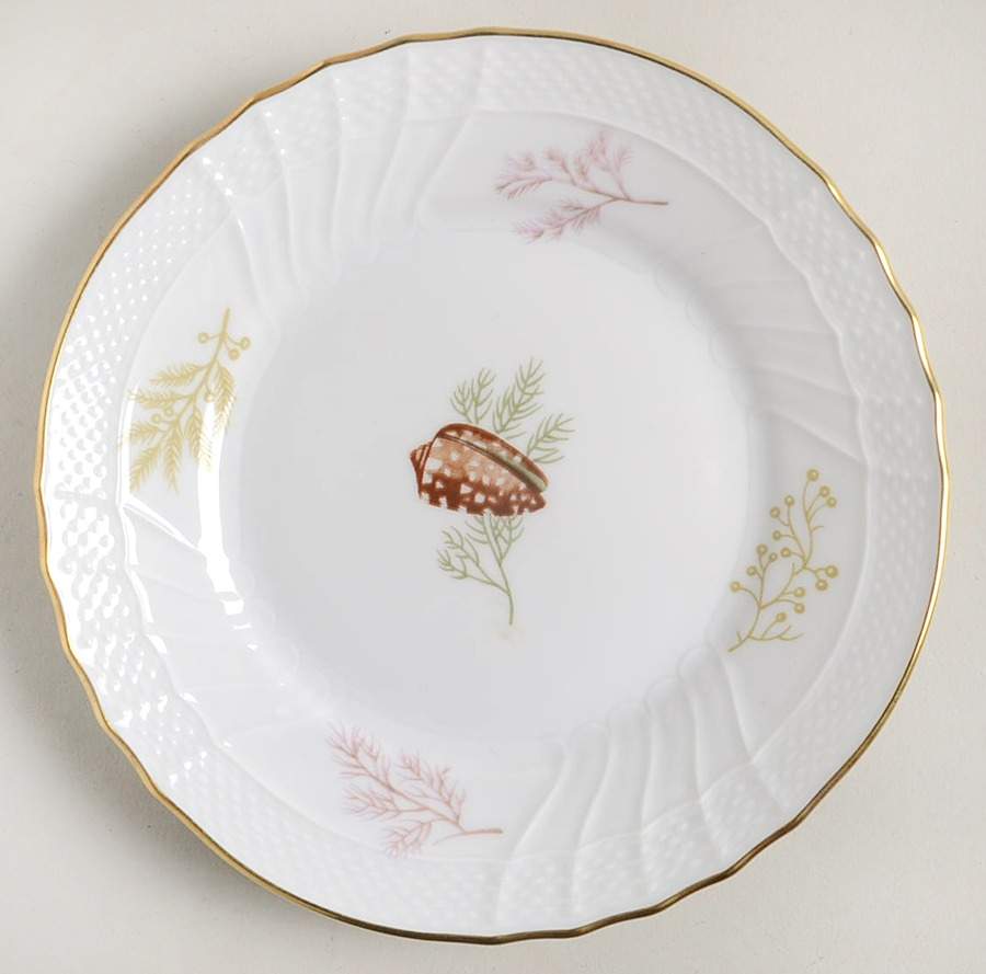 Shells Bread & Butter Plate by Ginori 1735-1