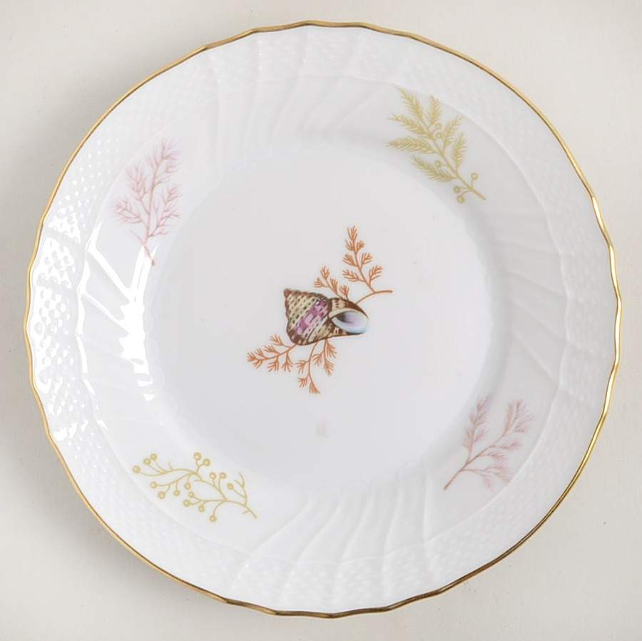 Shells Bread & Butter Plate by Ginori 1735-1