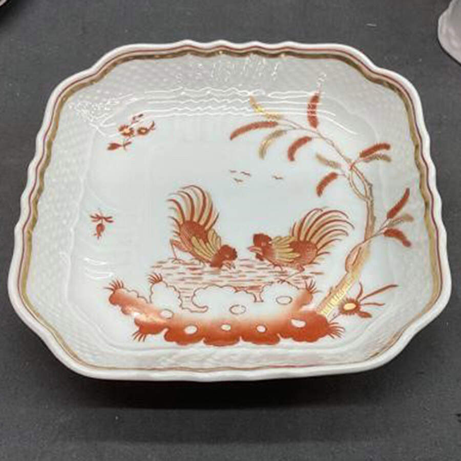 Siena Rust (Scalloped, Vecchio Ginori) Bon Bon by Ginori 1735-1