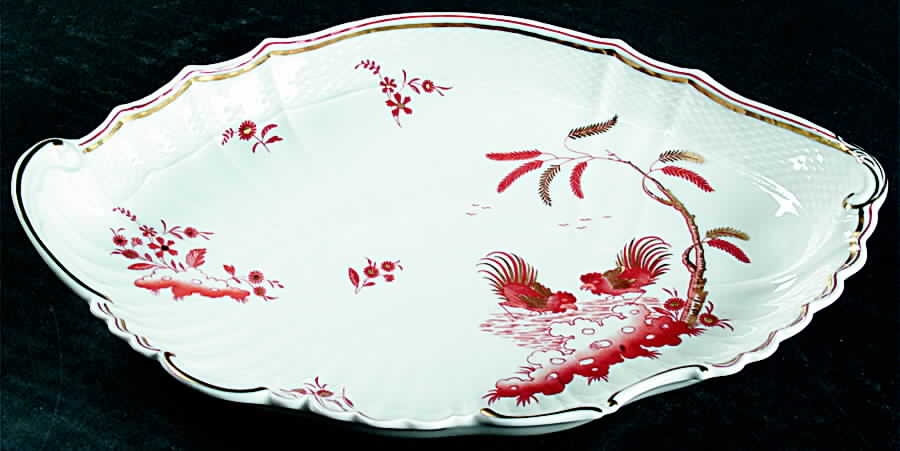 Siena Rust (Scalloped, Vecchio Ginori) Tray by Ginori 1735-1