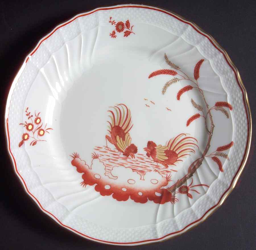 Siena Rust (Scalloped, Vecchio Ginori) Bread & Butter Plate by Ginori 1735-1
