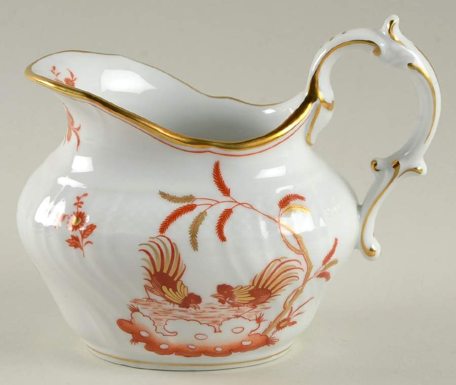 Siena Rust (Scalloped, Vecchio Ginori) Oval Creamer by Ginori 1735-1