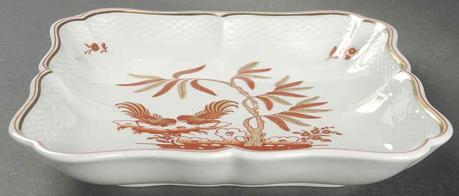 Siena Rust (Scalloped, Vecchio Ginori) Bon Bon by Ginori 1735-1
