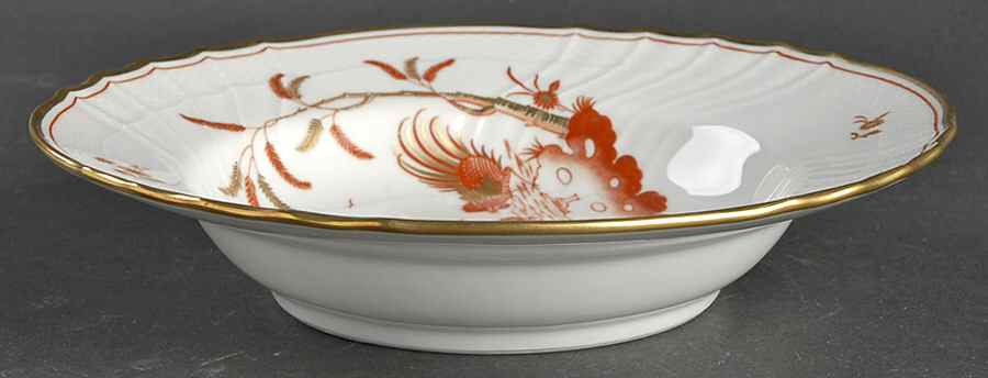 Siena Rust (Scalloped, Vecchio Ginori) Rim Soup Bowl by Ginori 1735-1