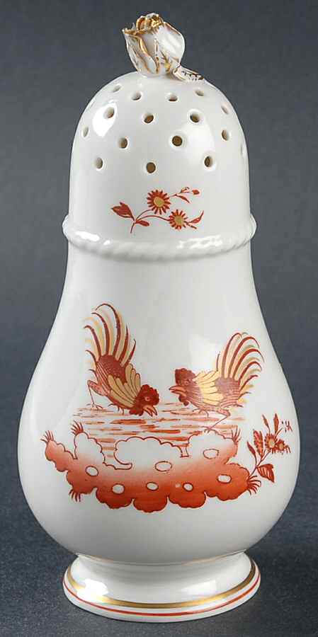 Siena Rust (Scalloped, Vecchio Ginori) Sugar Shaker by Ginori 1735-1
