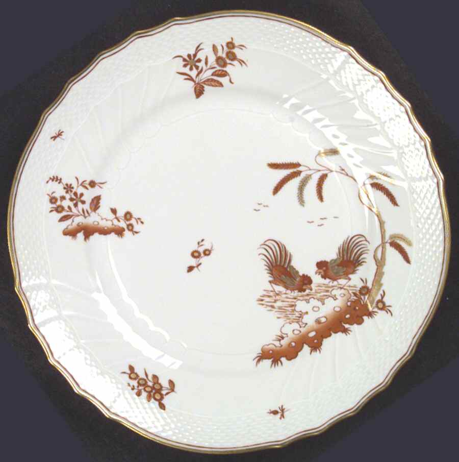 Siena Rust (Scalloped, Vecchio Ginori) Dinner Plate by Ginori 1735-1