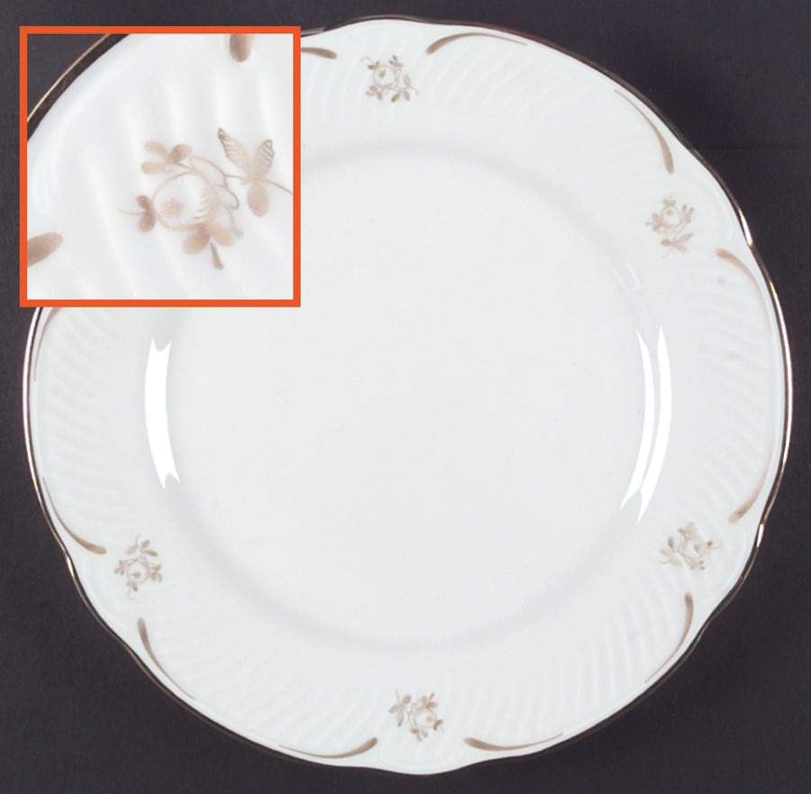 Sovrana Dinner Plate by Ginori 1735-1