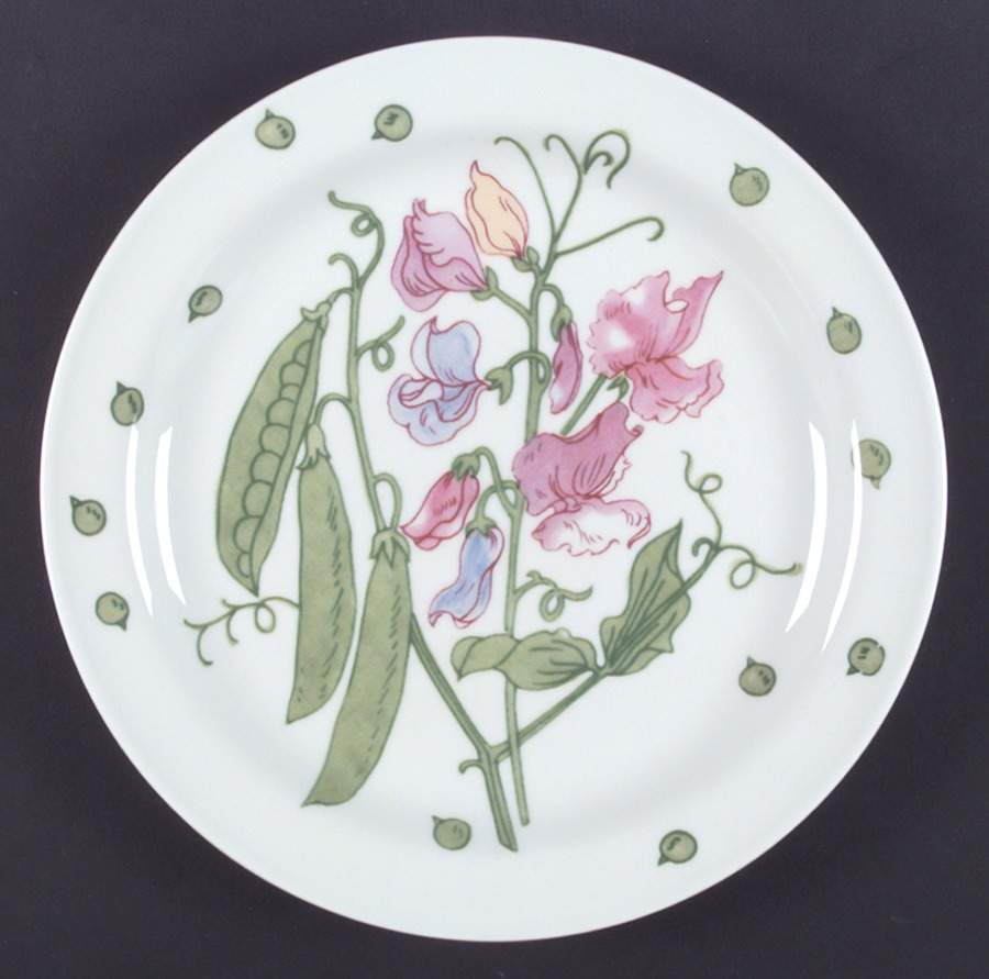 Sweet Pea Dinner Plate by Ginori 1735-1