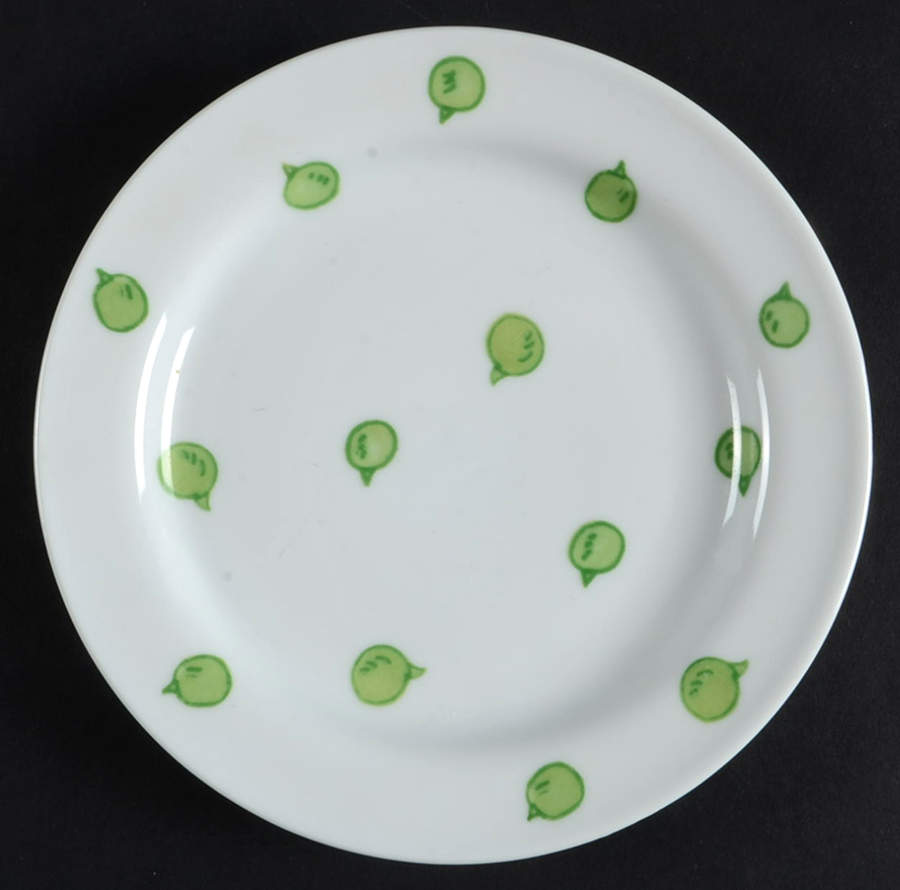 Sweet Pea Bread & Butter Plate by Ginori 1735-1