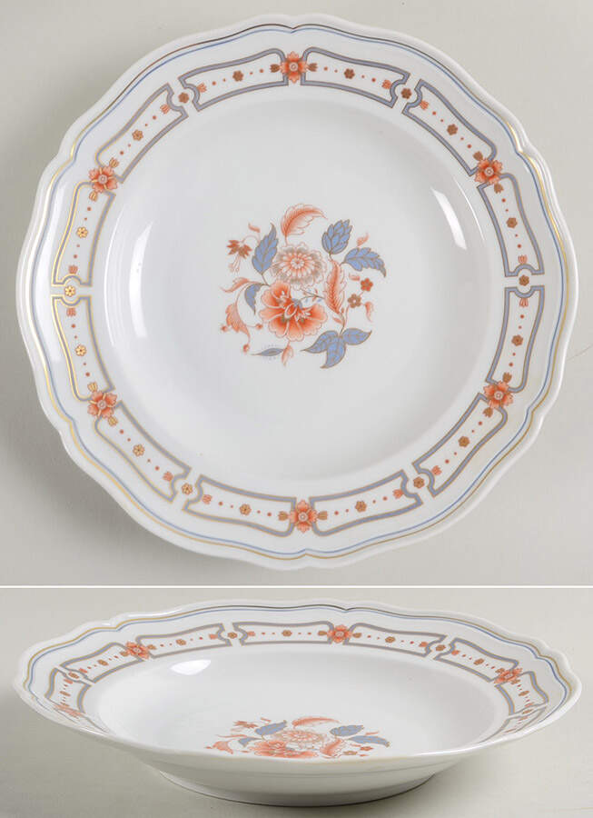 Taormina Large Rim Soup Bowl by Ginori 1735-1