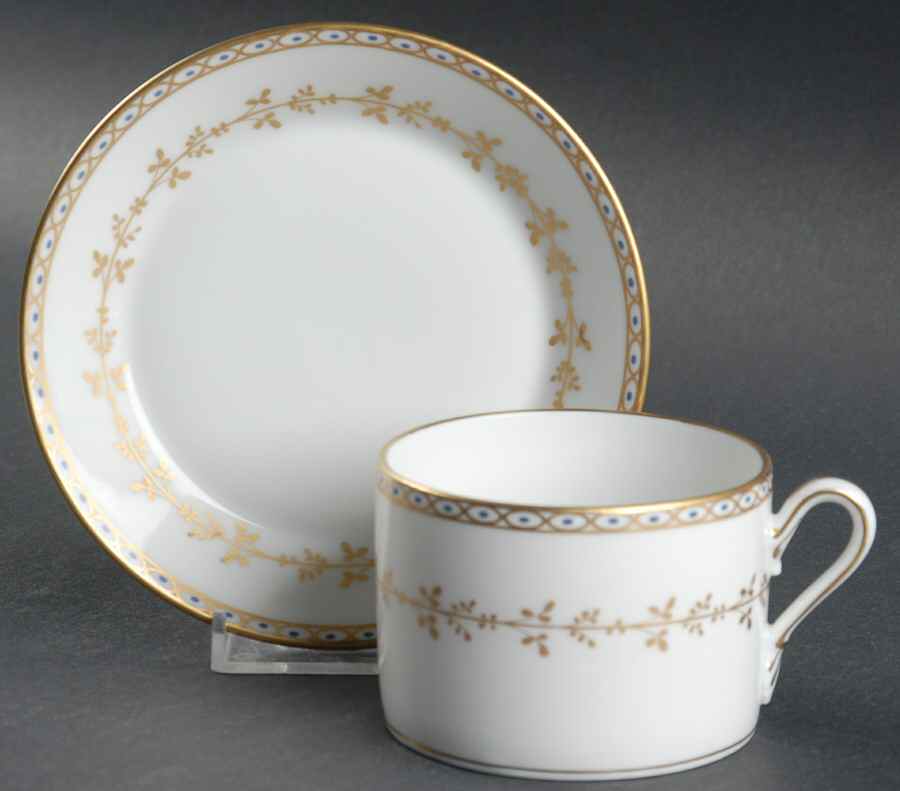 Venezia Flat Cup & Saucer Set by Ginori 1735-1
