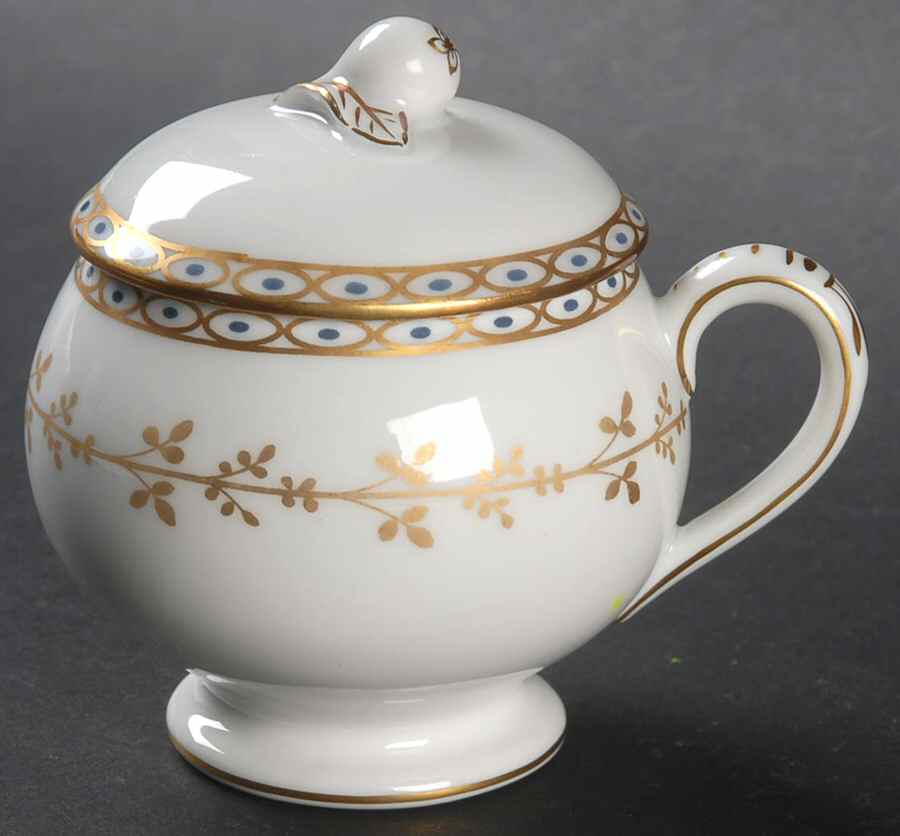 Venezia 2 Pc Pot de Creme w/Lid & Base by Ginori 1735-1