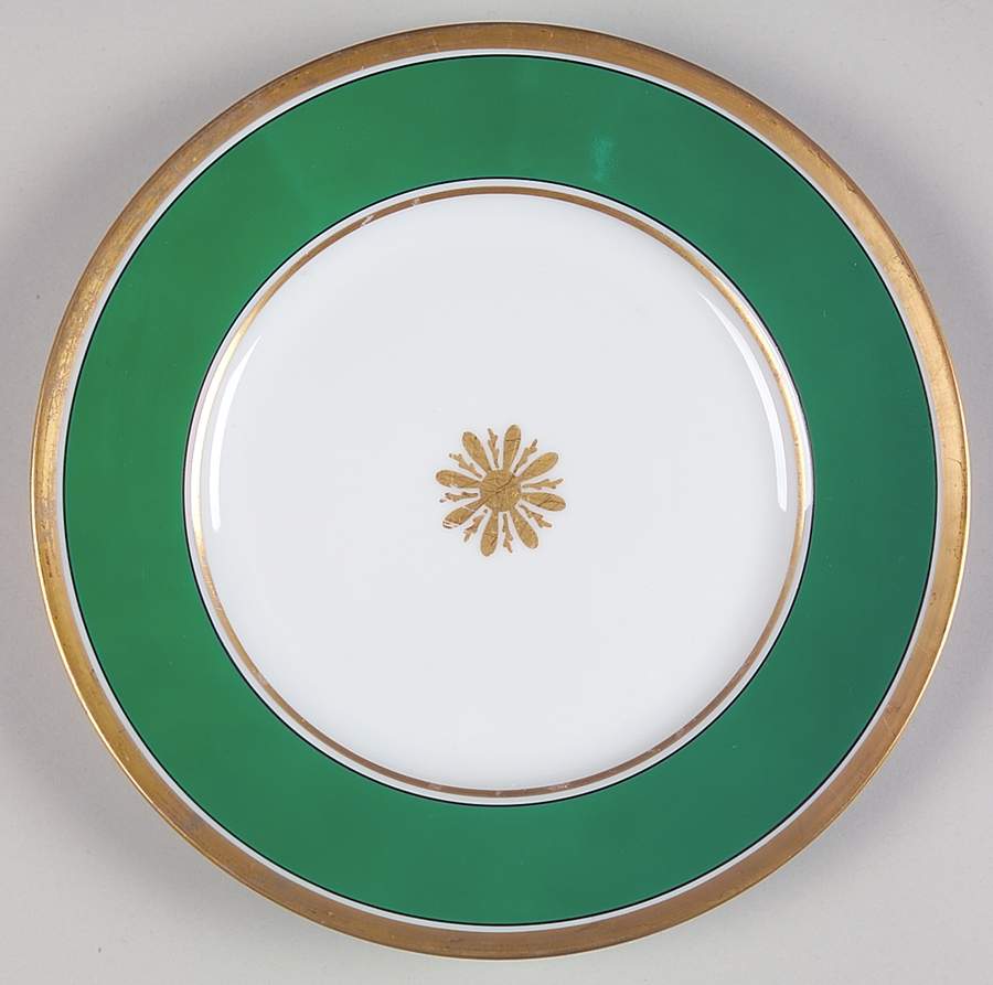 Visconte Green Salad Plate by Ginori 1735-1