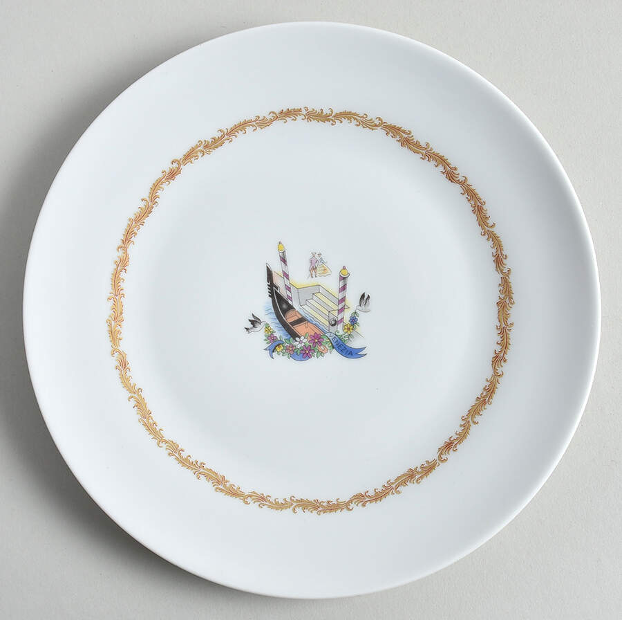 Viaggio Initalia Salad Plate by Ginori 1735-1