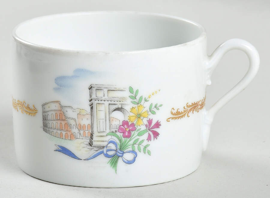 Viaggio Initalia Flat Cup by Ginori 1735-1