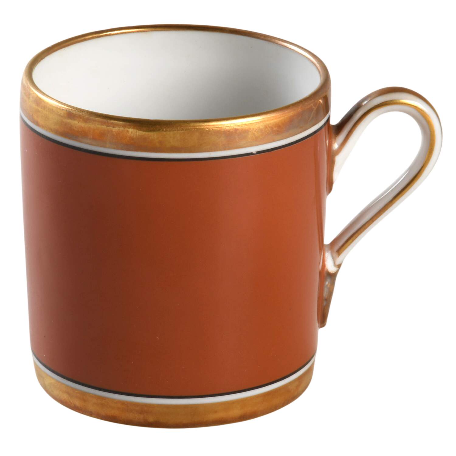 Visconte Red Flat Demitasse Cup by Ginori 1735-1